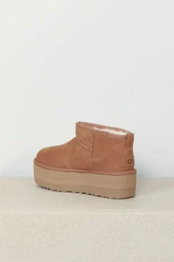 UGG uggs - CLASSIC ULTRA MINI PLATFORM - chestnut