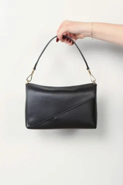 Wandler Tas - Oscar Baguette Crossbody - Black