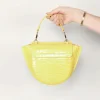 Wandler Tas - Hortensia mini - Yellow croco