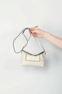 Wandler Tas - Penelope Slouch Mini - Beige crust