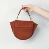Wandler Tas - Hortensia Mini - Tan Suede