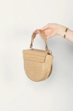 Wandler Tas - Hortensia mini - Desert croco