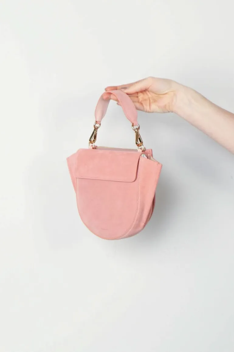 Wandler Tas - Hortensia Mini - Apricot Suede