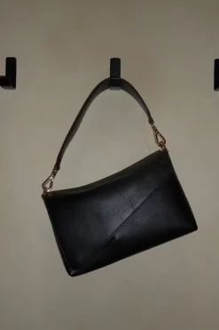 Wandler Tas - Oscar Baguette Crossbody - Black