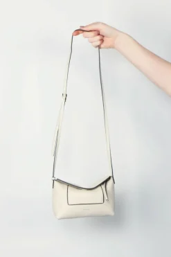 Wandler Tas - Penelope Slouch Mini - Beige crust