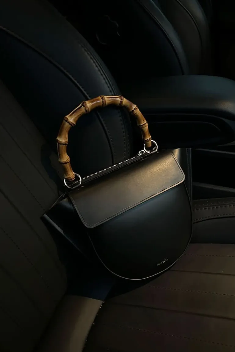 Wandler x BYLOTTE Tas - Hortensia Mini - Black Bamboo