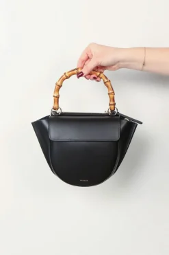 Wandler x BYLOTTE Tas - Hortensia Mini - Black Bamboo