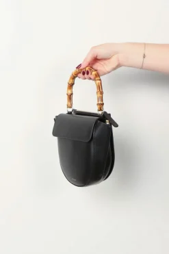 Wandler x BYLOTTE Tas - Hortensia Mini - Black Bamboo