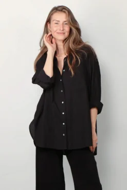 Xirena Blouse - Sydney - Black
