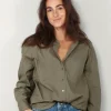 Xirena Blouse - X5AVC006 Sydney - Army green