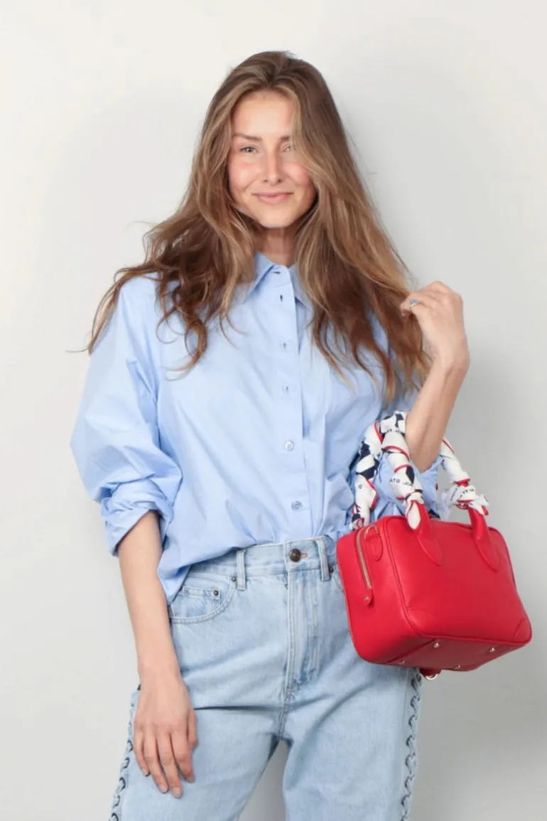 Xirena Blouse - Monroe - Blue