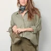 Xirena Blouse - Sydney - Dark Seagrass