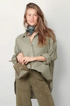 Xirena Blouse - Sydney - Dark Seagrass