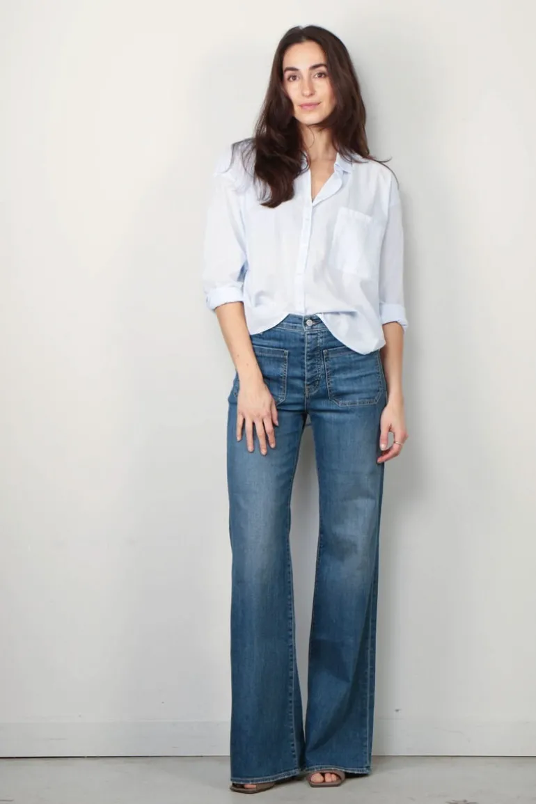 Xirena Blouse - Jordy - Skylight