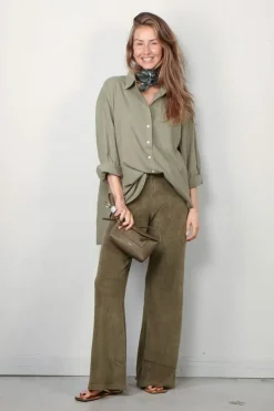 Xirena Blouse - Sydney - Dark Seagrass