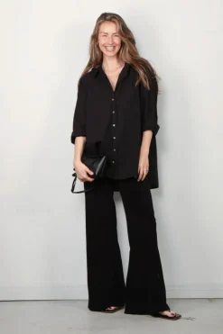 Xirena Blouse - Sydney - Black