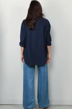 Xirena Blouse - Sydney - Navy