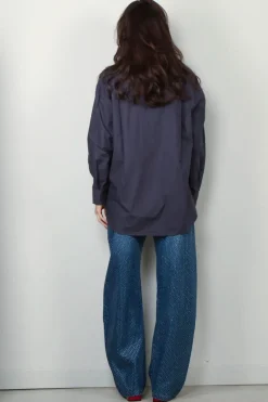 Xirena Blouse - Sydney - Cinder Blue