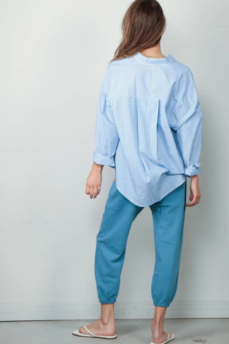 Xirena Blouse - Jordy - Myrtle Blue