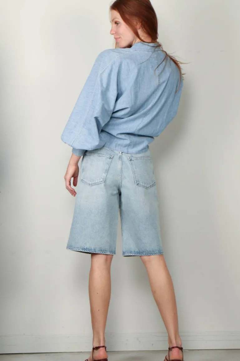 Xirena Blouse - Damien - Dusty Blue