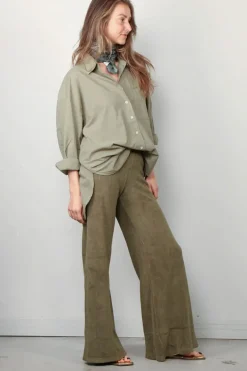 Xirena Blouse - Sydney - Dark Seagrass
