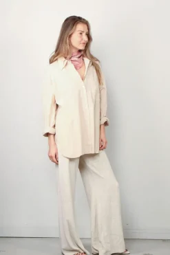 Xirena Blouse - Sydney - Parchment