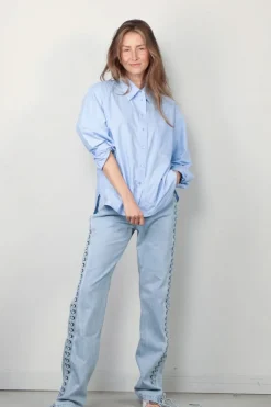 Xirena Blouse - Monroe - Blue