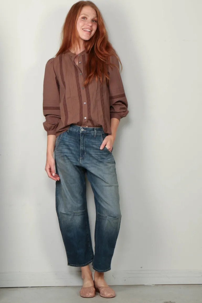 Xirena Blouse - Laura - Chocolat
