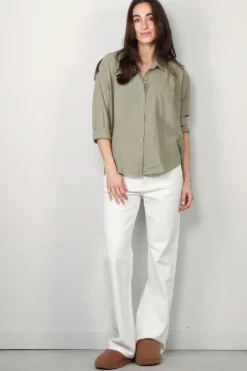 Xirena Blouse - Jordy - Dark Seagrass